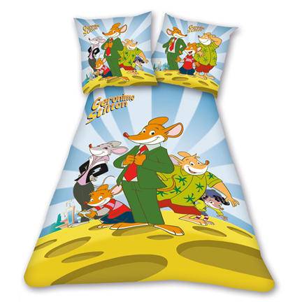 Geronimo Stilton flanel dekbedovertrek