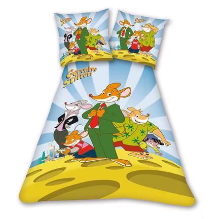 Geronimo Stilton flanel dekbedovertrek