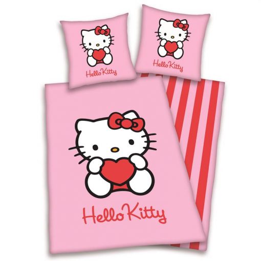 Hello Kitty flanel dekbedovertrek