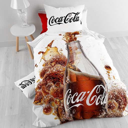 Coca Cola flanel dekbedovertrek